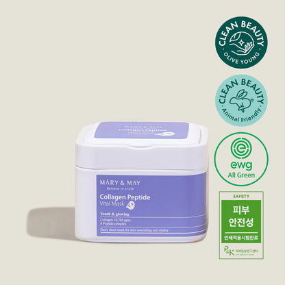 MARY&MAY - COLLAGEN PEPTIDE VITAL MASK