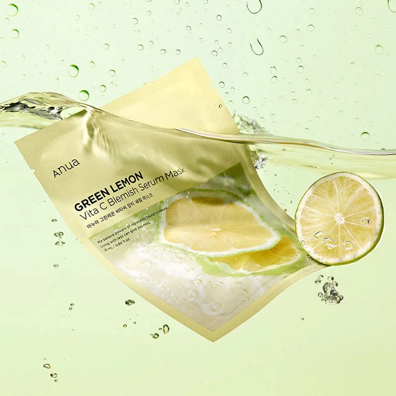 ANUA - GREEN LEMON VITA C BLEMISH SERUM MASK