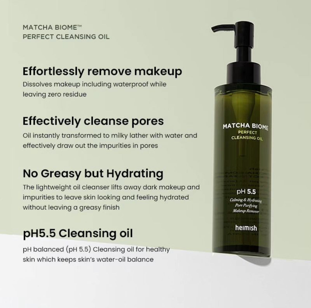 HEIMISH - MATCHA BIOME PERFECT CLEANSING OIL