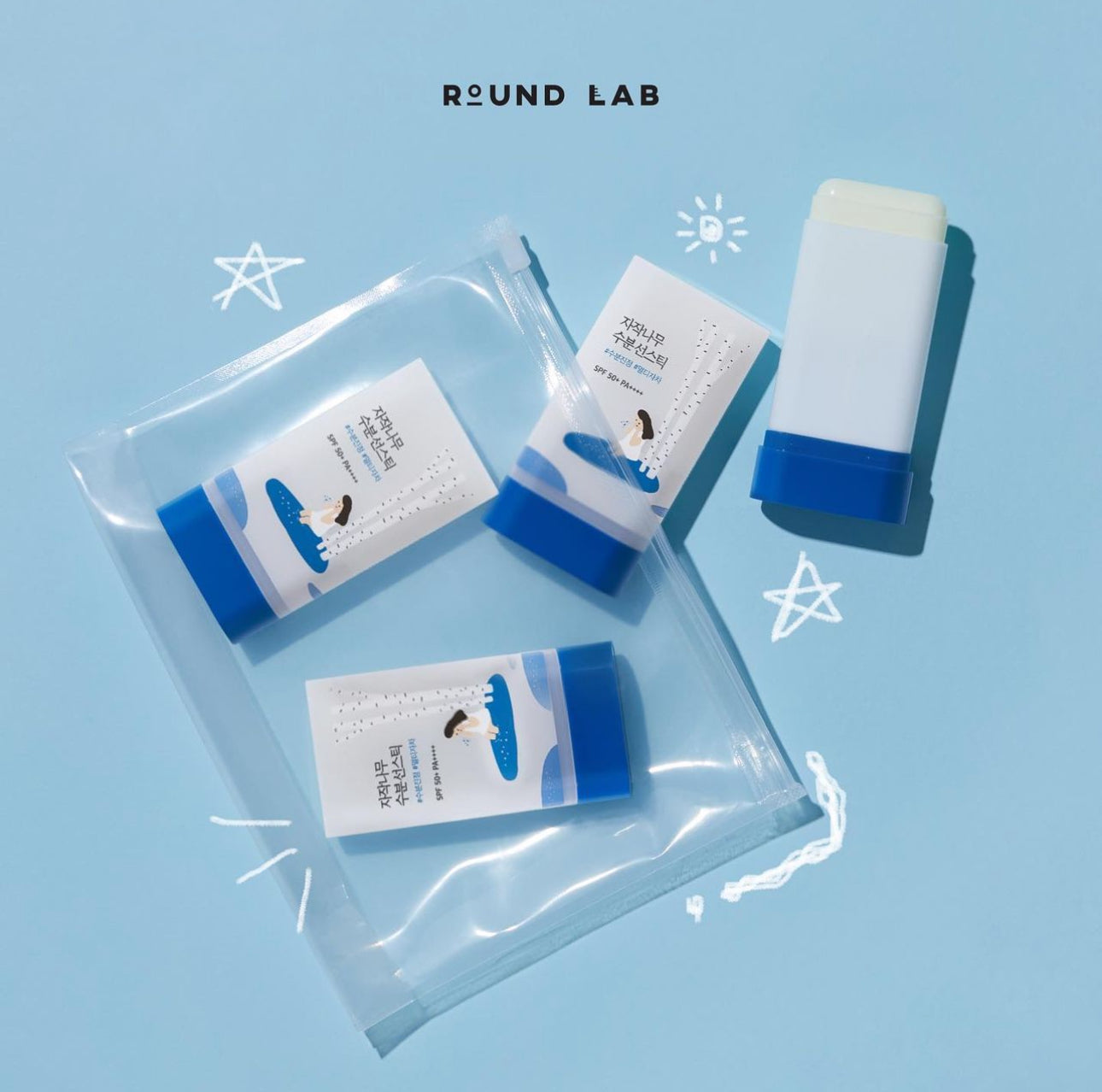 ROUND LAB - BIRCH JUICE MOISTURIZING SUN STICK SPF 50+ PA++++