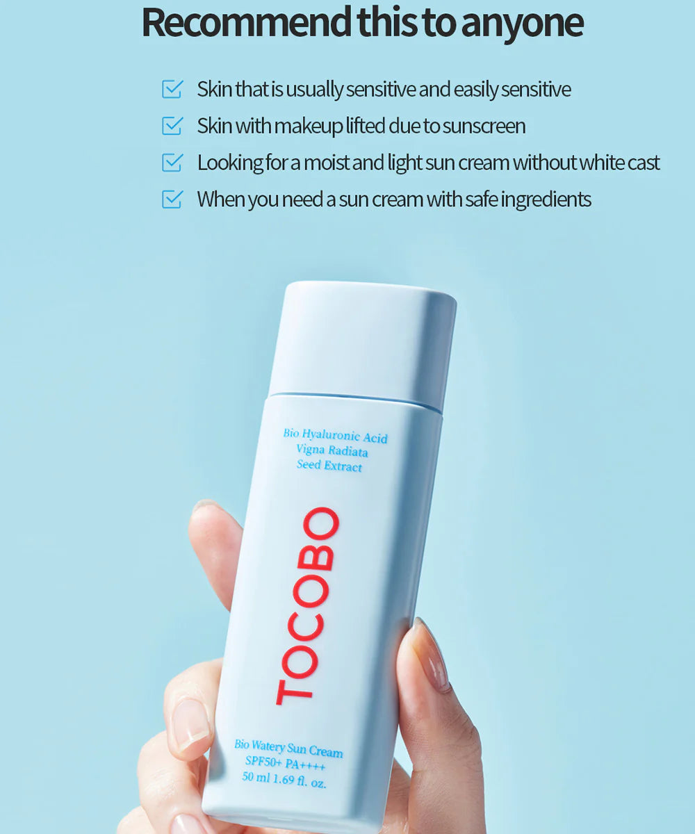 TOCOBO- BIO WATERY SUN CREAM SPF50+ PA++++