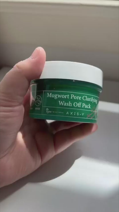 AXIS Y - MUGWORT PORE CLARIFYING WASH OFF PACK